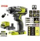 AVVITATORE COMPATTO AD IMPULSI BRUSHLESS DA 1/2 BATTERIA 18V 2.0Ah - 270Nm RYOBI