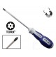 CACCIAVITe TORX CON FORO CALAMITATo IN ACCIAO FORGIATO T25 DIAM. 5 mm