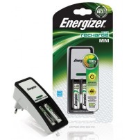 CARICA BATTERIE MINI RECHARGE ENERGIZER +2 BATTERIE MINI STILO AAA Ni-MH 700 mAh