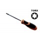 CHIAVE TORX   -MANICO RIVESTITO  T9 X 75 mm -LUNGHEZZA TOTALE 155 mm