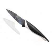 COLTELLO MOD SPELUCCHINO IN ACCIAIO INOX CON RIVESTIMENTO ANTIBATTERICO DECORATO