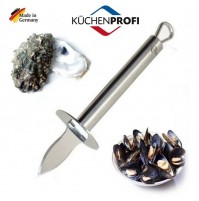 COLTELLO PER FRUTTI DI MARE OSTRICHE COZZE VONGOLE IN ACCIAIO INOX 