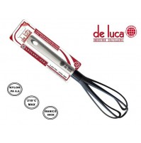 FRUSTA MESCOLATORE DA CUCINA 310 mm IN NYLON MANICO INOX 210°C MAX 