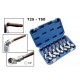 KIT 7 CHIAVI MASCHIO TORX CR-V CON ATTACCO A BUSSOLA DA 1/2 SNODABILE T25-T50