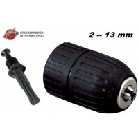 MANDRINO AUTOBLOCCANTE PER TRAPANO 2-13 mm + ADATTATORE SDS PLUS 1/2 F.