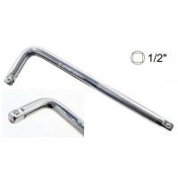 PROLUNGA AD ANGOLO ELLE GOMITO DA 1/2 POLLICE 250 mm IN ACCIAIO CHROME VANADIUM 