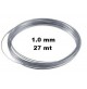 ROTOLO DI FILO DI FERRO ZINCATO 1.0 mm X 27 METRI 160 gr