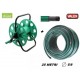 ROTOLO TUBO ACQUA DA IRRIGAZIONE 25 MT IN PVC RETINATO DA 5/8 + AVVOLGITUBO --