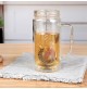 SET 2 PEZZI FILTRO INFUSORE IN ACCIAIO 4 cm PER TISANE THE' AROMI CON CATENELLA