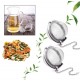 SET 2 PEZZI FILTRO INFUSORE IN ACCIAIO 4 cm PER TISANE THE' AROMI CON CATENELLA