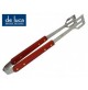 SET 3 PEZZI ACCESSORI X BARBECUE FORCHETTONE PINZA E PALETTA CM 40 