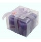 SET 4 CANDELE PROFUMATE ALLA LAVANDA IN CONFEZIONE REGALO MIS. 40 X 60 mm