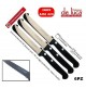 SET 6 COLTELLI LAMA IN ACCIAIO INOX AISI 420 DA BISTECCA QUALITA' PROF.