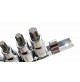 SET 8 CHIAVI A BUSSOLA TORX MASCHIO T8 - T40 CON ATTACCO 1/4 CHROME VANADIUM