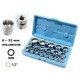 SET CHIAVI A BUSSOLA DA 1/2 CHROME VANADIUM 19 PEZZI 8-32 mm  MILLERIGHE XZN