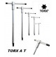 SET DI CHIAVI TORX A T 5 PEZZI CON ASTA SCORREVOLE - AGGANCIO MULTIPLO - T20-T45