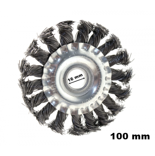 LESSMANN - Spazzola per tubi Filo in acciaio 0,12 mm - Metalworker