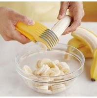 TAGLIA  AFFETTA BANANA WURSTEL CETRIOLI MANUALE CON 6 LAME IN ACCIAIO