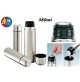 THERMOS BOTTIGLIA DA VIAGGIO TERMICA CALDO/FREDDO IN ACCIAIO INOX 350ml