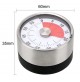 TIMER CONTAMINUTI MECCANICO (NO PILE) 0-60 MIN. CALAMITATO IN ACCIAIO INOX E ABS