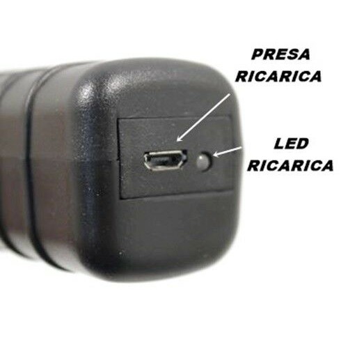 TORCIA LAMPADA DA LAVORO ISPEZIONE MECCANICO RICARICABILE USB 34 LED