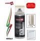 VERNICE SMALTO SPRAY 120°C PER RADIATORI TERMOSIFONI RAL1013 BIANCO PERLA 400ml