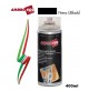 VERNICE TRACCIANTE MARKER SPRAY CON VALVOLA A 90° NERO 400ml 